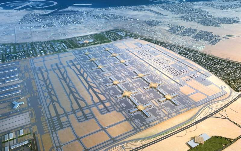 Al Maktoum International Airport mega construction project